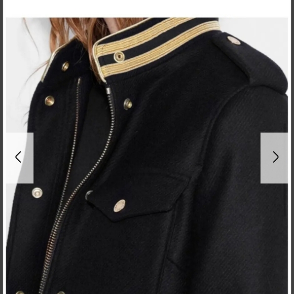 Zadig & Voltaire Military Jacket Khaki Size Small - Picture 14 of 15